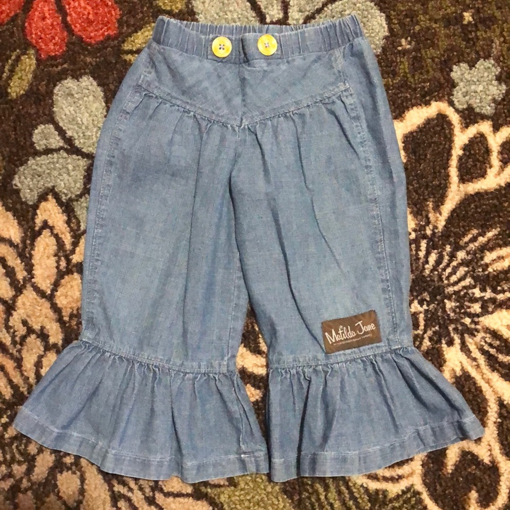 Matilda Jane Denim Pants Toddler Size 2 EUC